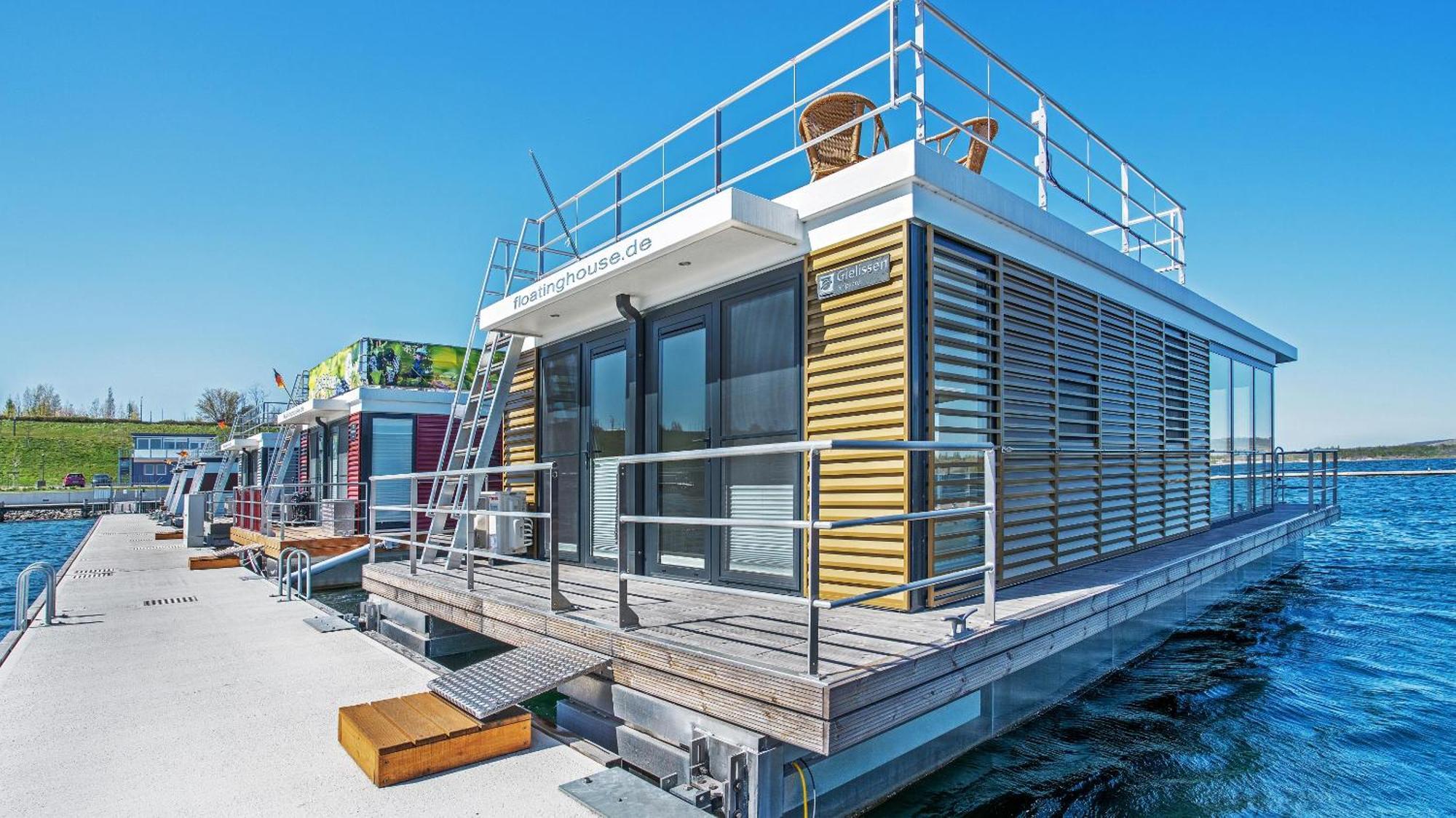 Hausboot Geiseltalsee - Floating House - Well Hausboote - Family & Friends Braunsbedra 외부 사진